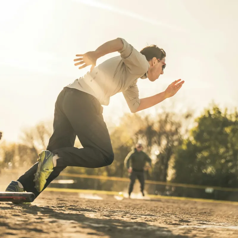 Athlète concentré avant une compétition — mental et performance